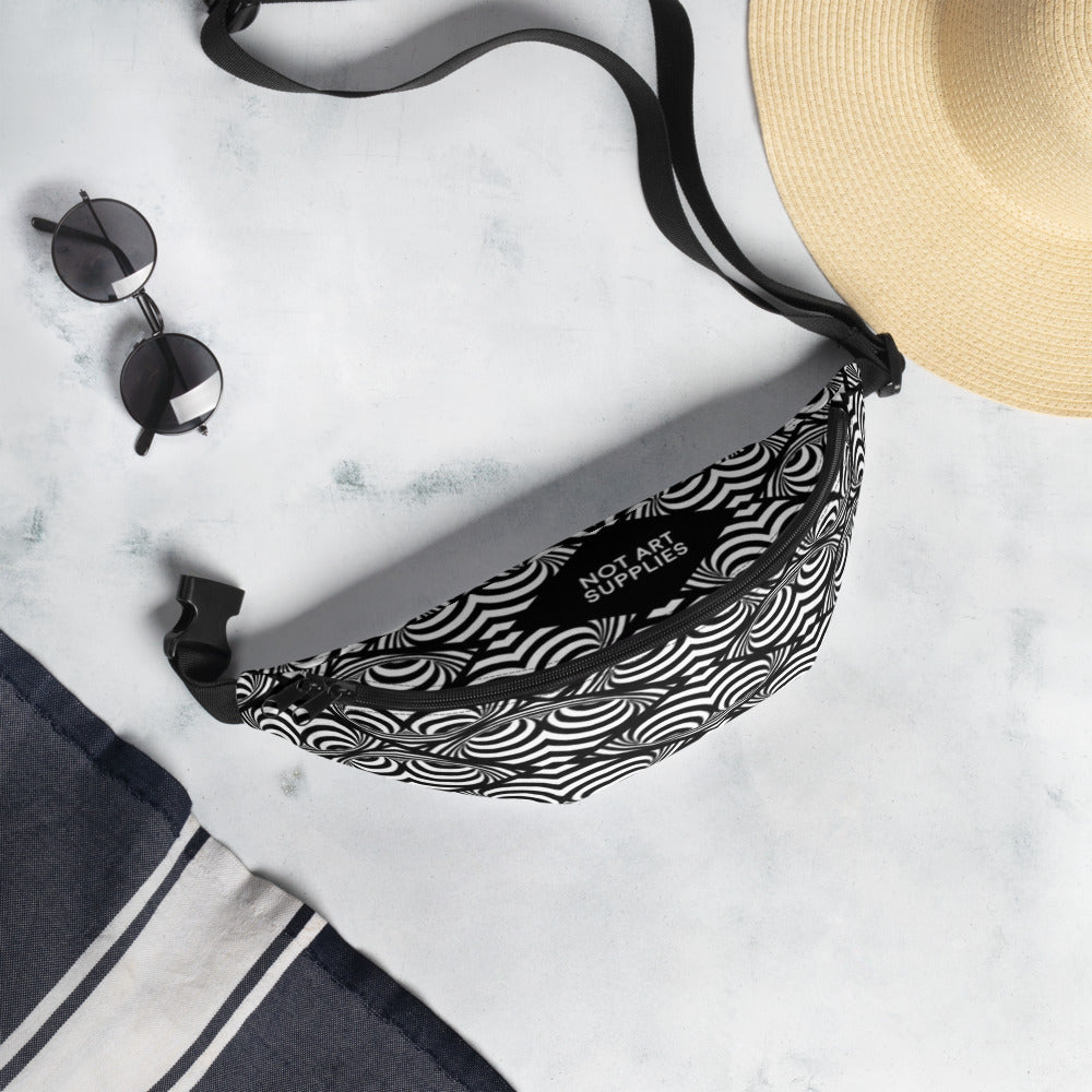 "NOT ART SUPPLIES" Sun Swirl Fanny Pack | Whitney Holbourn Collection