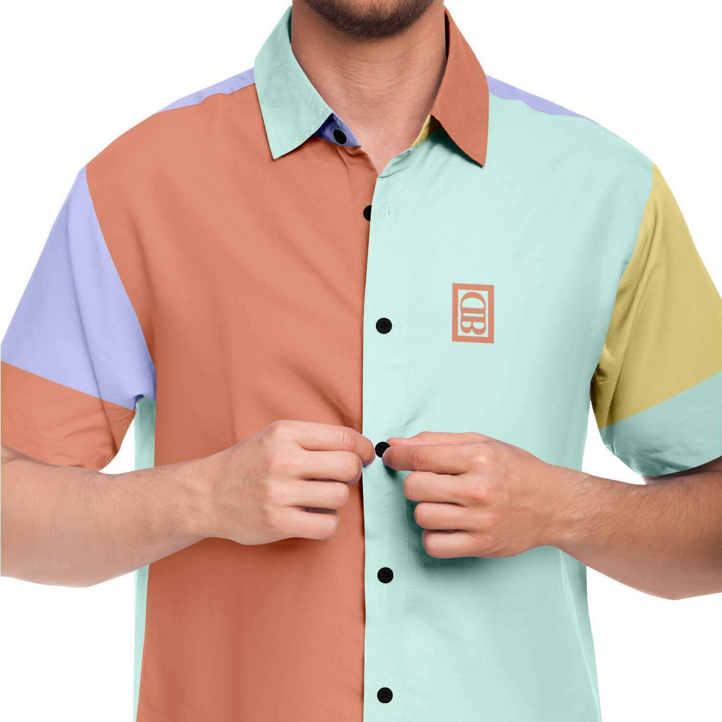 Bizarro Color Block Short Sleeve Button-Up | Spring '22 Collection