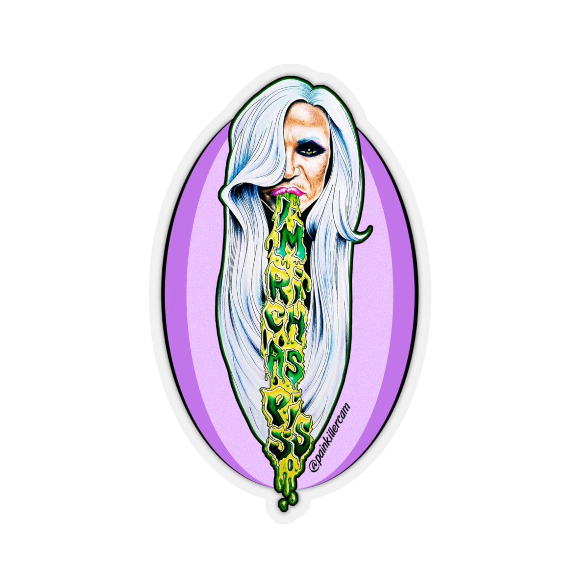 "Donatella" Stickers | Painkiller Cam Art