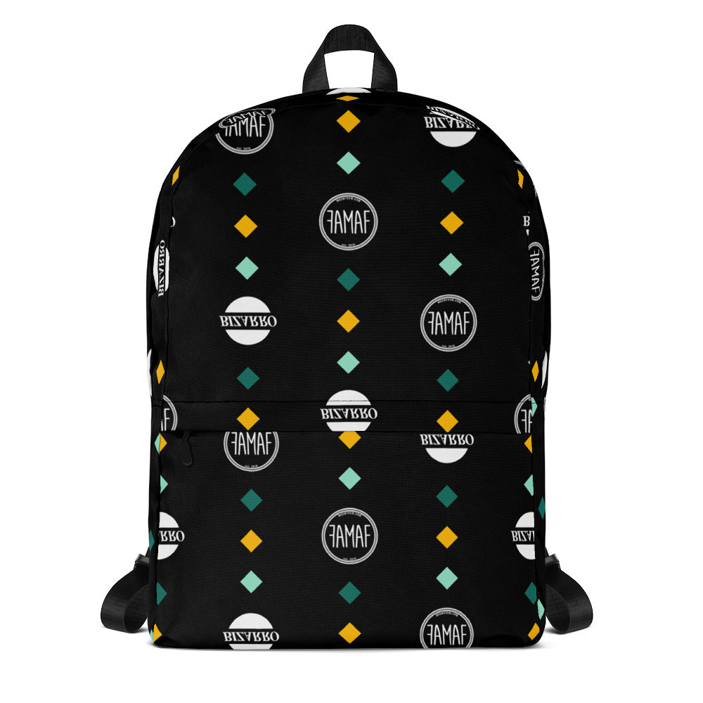 FAMAF x Bizarro Diamond Print Backpack