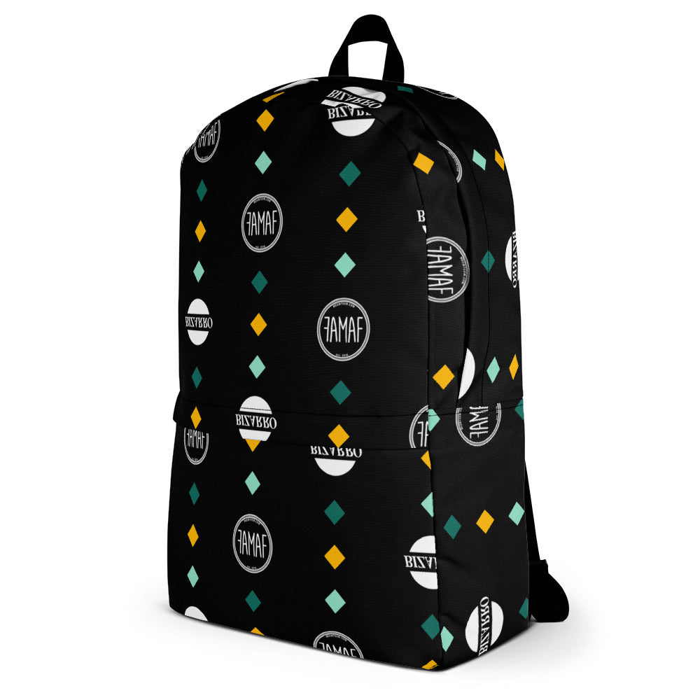 FAMAF x Bizarro Diamond Print Backpack