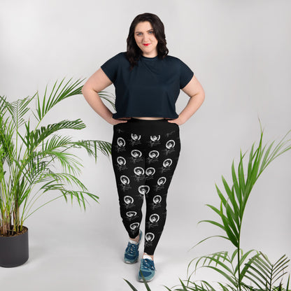 "Edward" Plus Size Yoga Leggings | Tinybrush