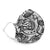 "Who" Greyscale Premium Face Mask | Tinybrush