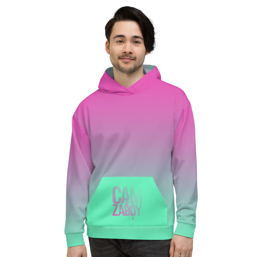 CAM IS MY ZADDY Gradient Print Unisex Hoodie - Neon | Painkiller Cam