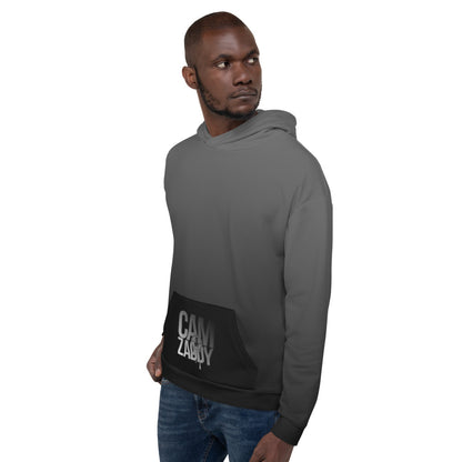 CAM IS MY ZADDY Gradient Print Unisex Hoodie - Grey | Painkiller Cam