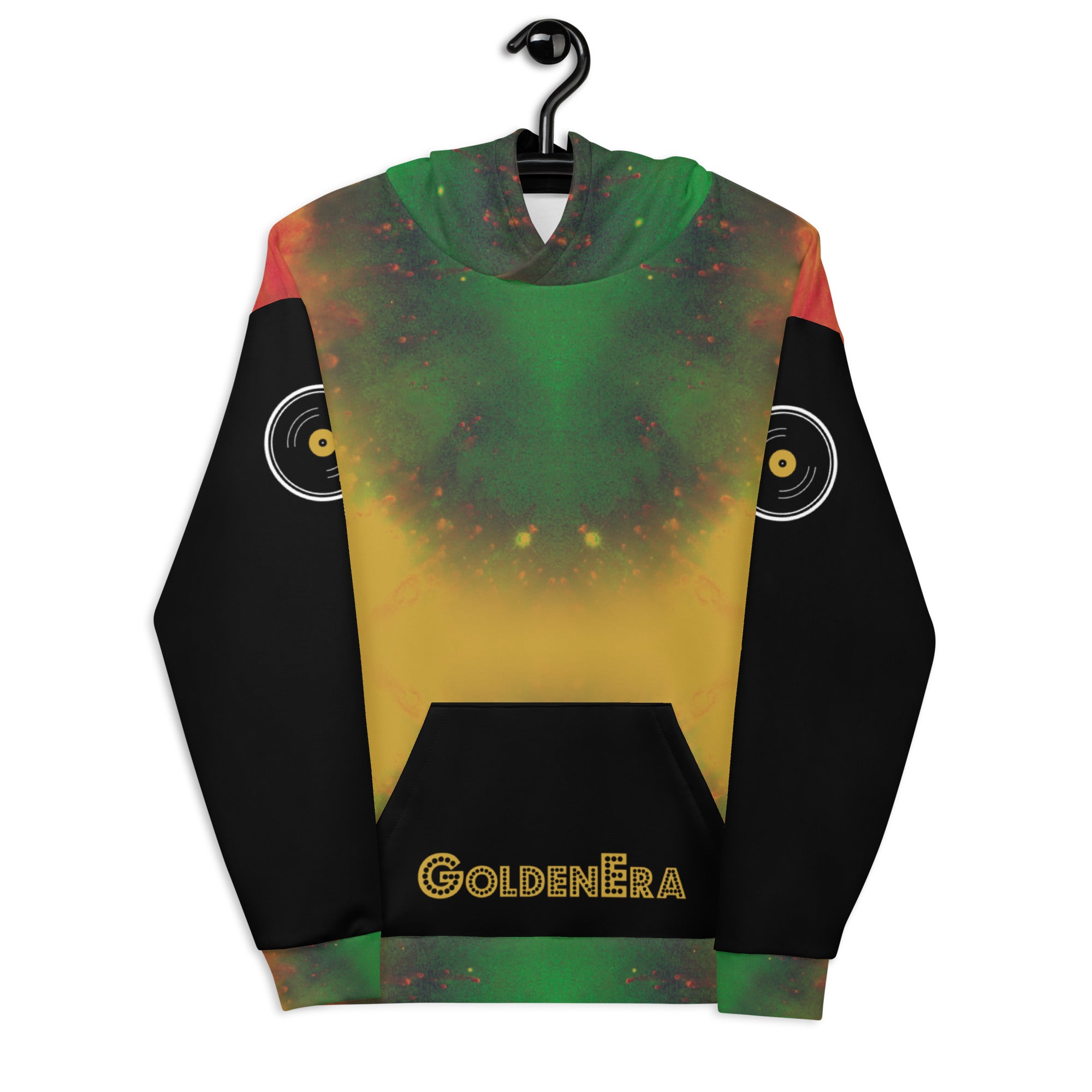 GoldenEra Galaxy Hoodie - Green/Yellow