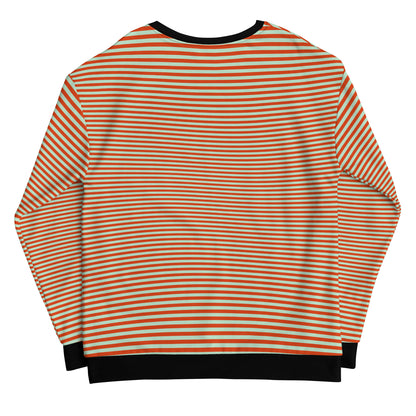 Bizarro Wave Stripe Sweater Teal/Orange | Fall 2022 Collection