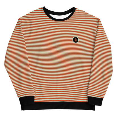 Bizarro Wave Stripe Sweater Teal/Orange | Fall 2022 Collection