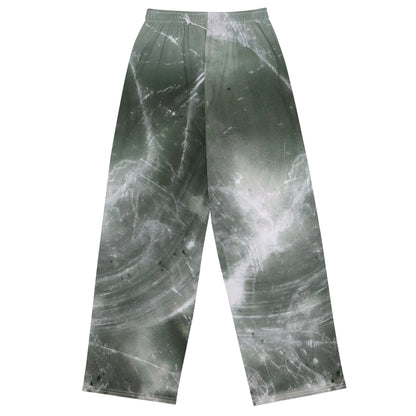 "Elephant Island Antarctica" Wide-Leg Pants | Emily Tan Art