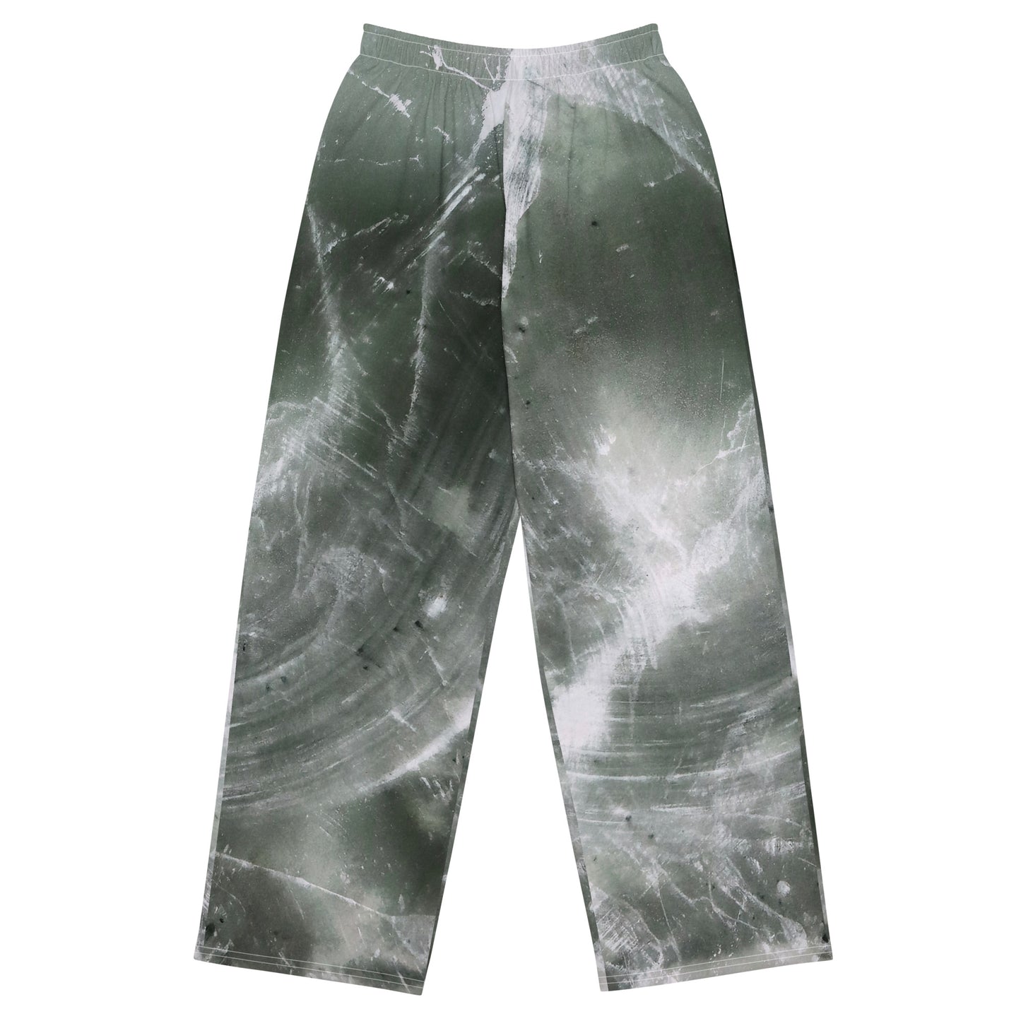 "Elephant Island Antarctica" Wide-Leg Pants | Emily Tan Art