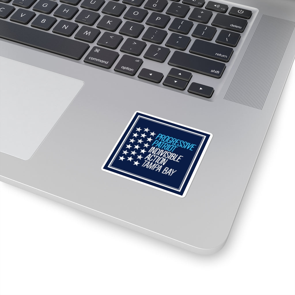 Progressive Patriot Square Sticker