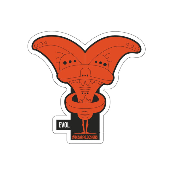 "Evol" | Bizarro Stickers