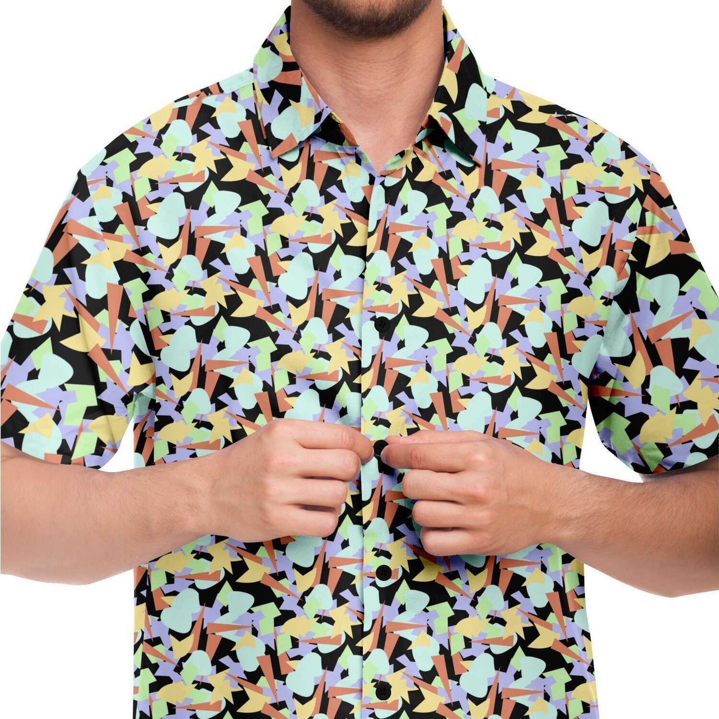 Bizarro Abstract Pattern 1 Short Sleeve Button-Up | Spring '22 Collection