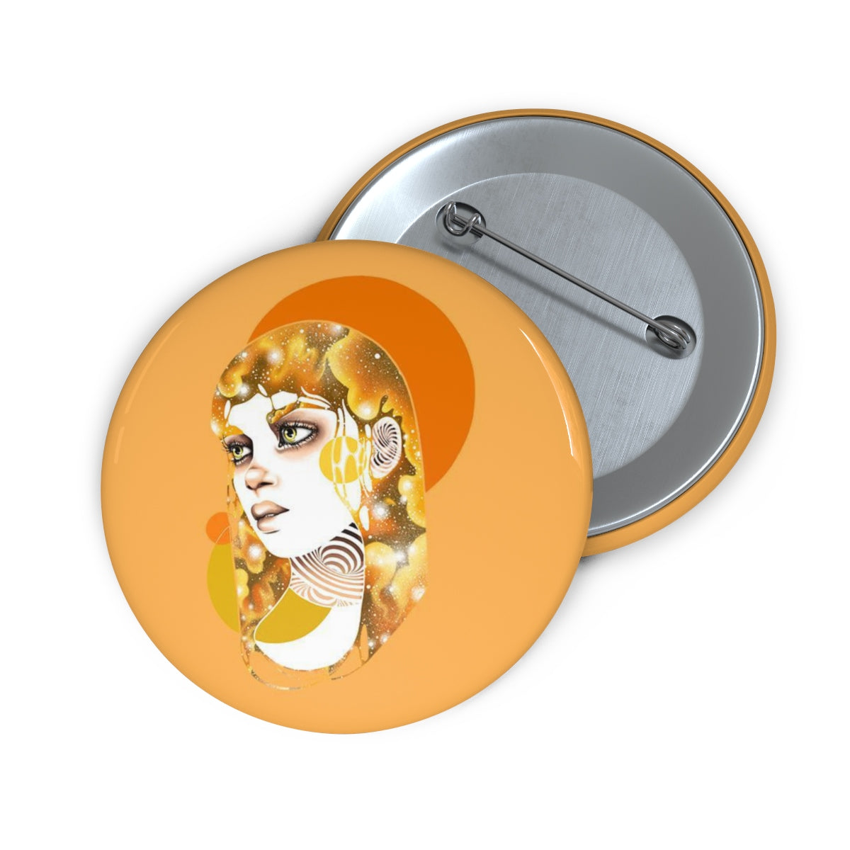 "Sun" Pin Button | Whitney Holbourn Wearable Art