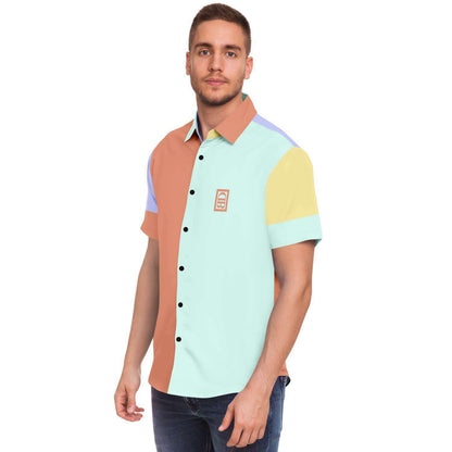 Bizarro Color Block Short Sleeve Button-Up | Spring '22 Collection