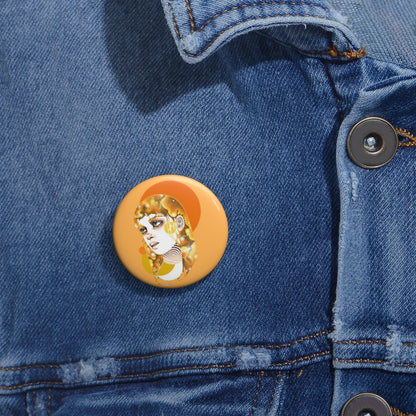 "Sun" Pin Button | Whitney Holbourn Wearable Art