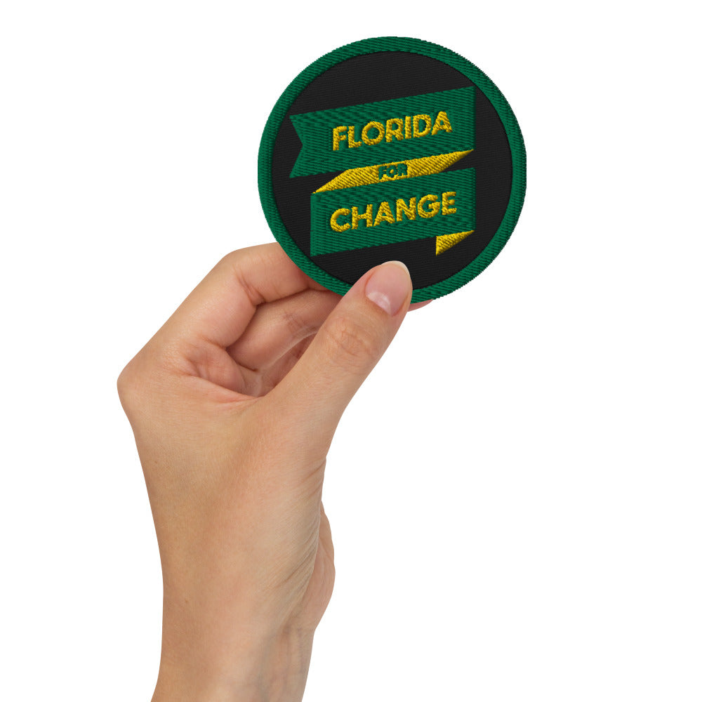 Florida for Change Embroidered Patch | FFC