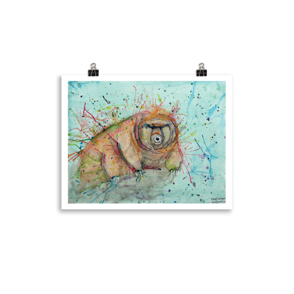 "Tardigrade aka Water Bear" Prints | Tinybrush