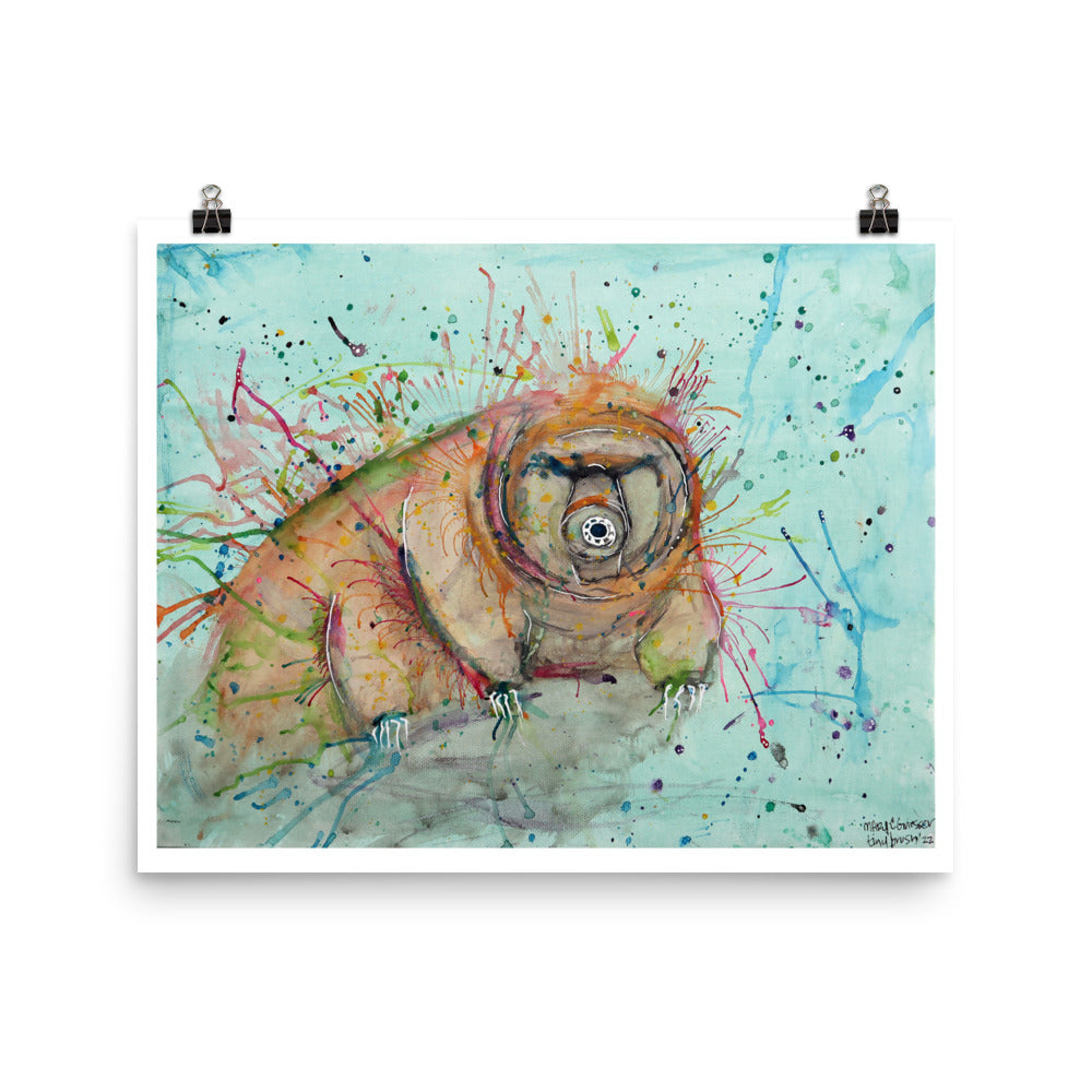 "Tardigrade aka Water Bear" Prints | Tinybrush