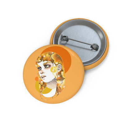 "Sun" Pin Button | Whitney Holbourn Wearable Art