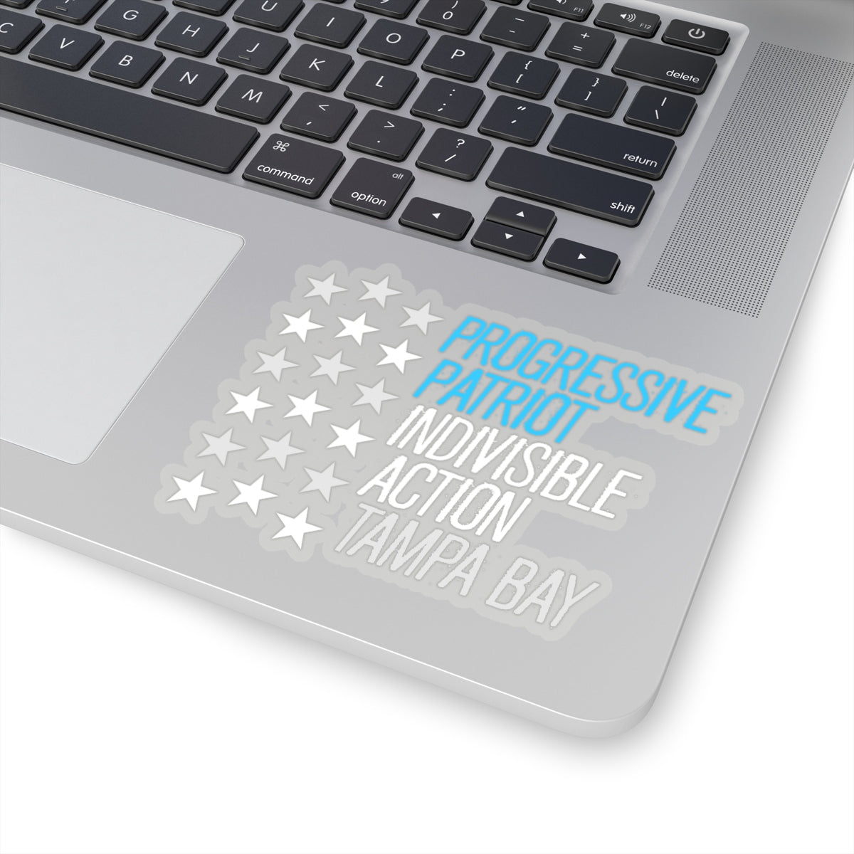 Progressive Patriot Clear Cut Sticker