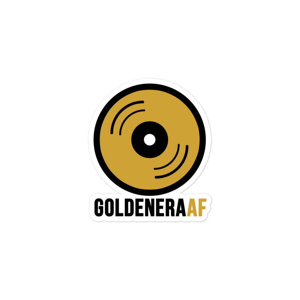 GoldenEra AF Gold Record Sticker