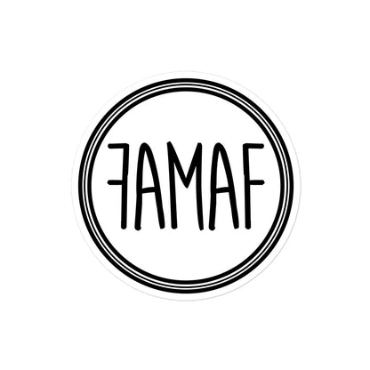 FAMAF Logo Sticker