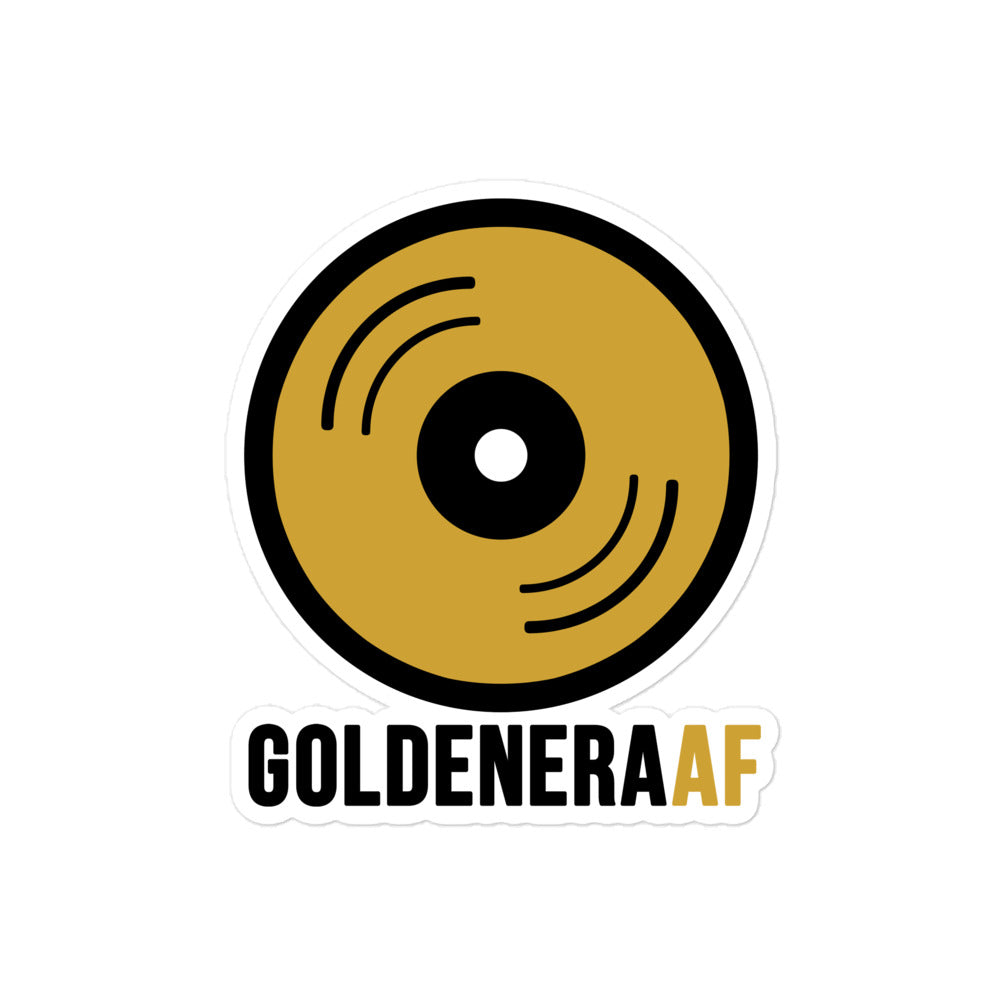 GoldenEra AF Gold Record Sticker