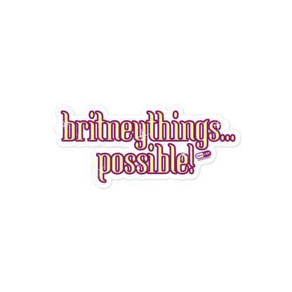 "Britneythings Possible" Camism Stickers | Painkiller Cam Art