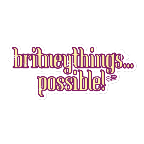 "Britneythings Possible" Camism Stickers | Painkiller Cam Art