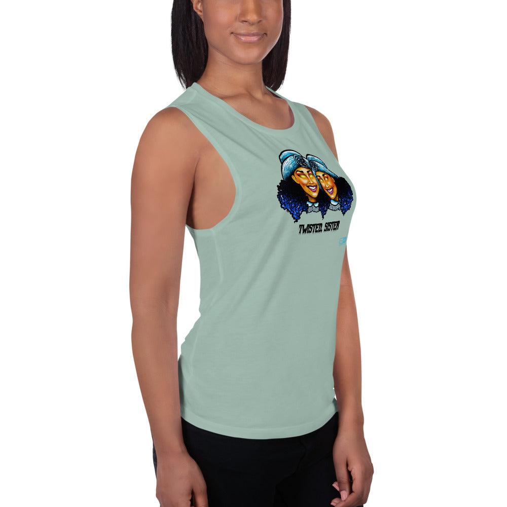 Twisted, Sister Women's Muscle Tee | Cam Creep Kid