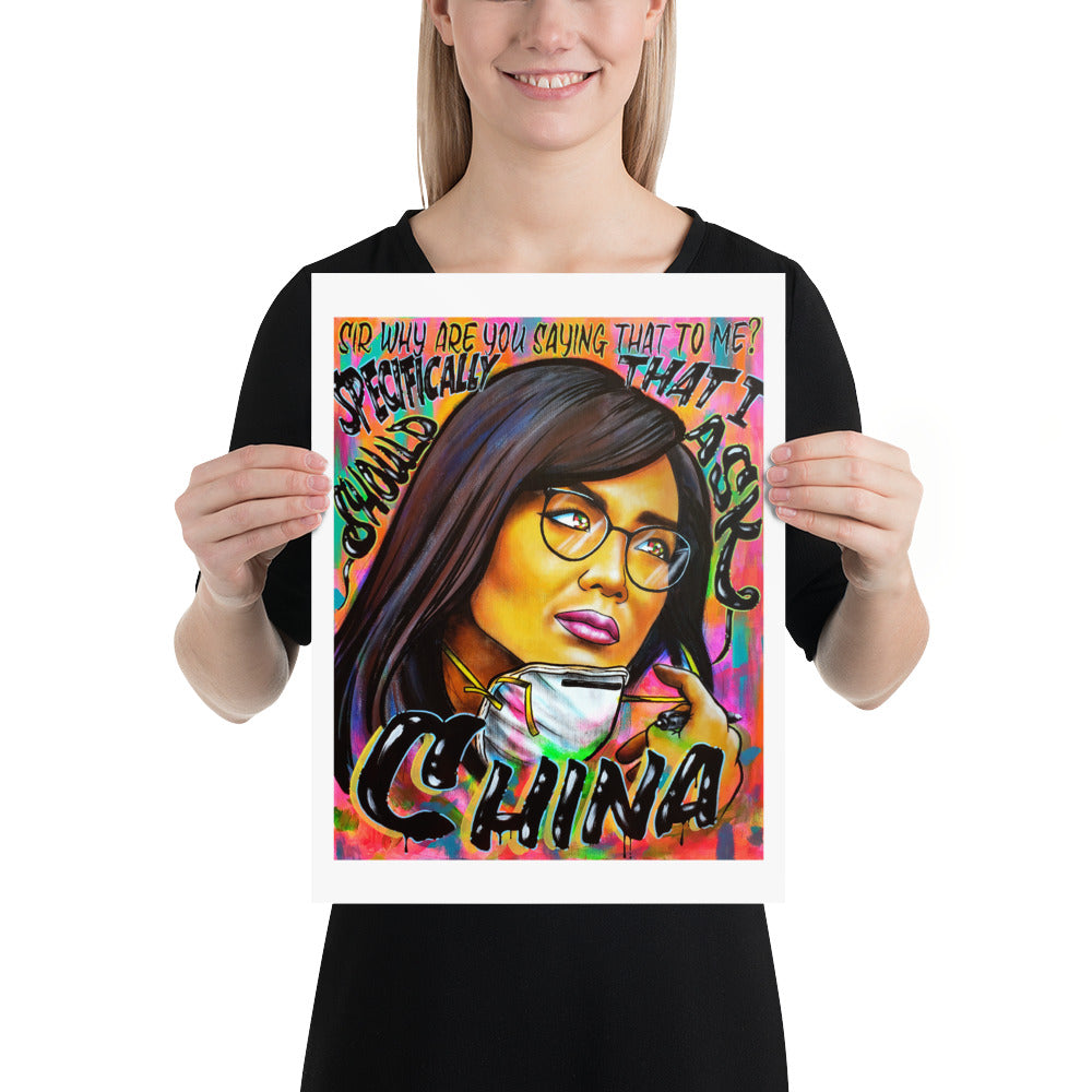 "Why Are You Saying That To Me?" Prints | Painkiller Cam Art