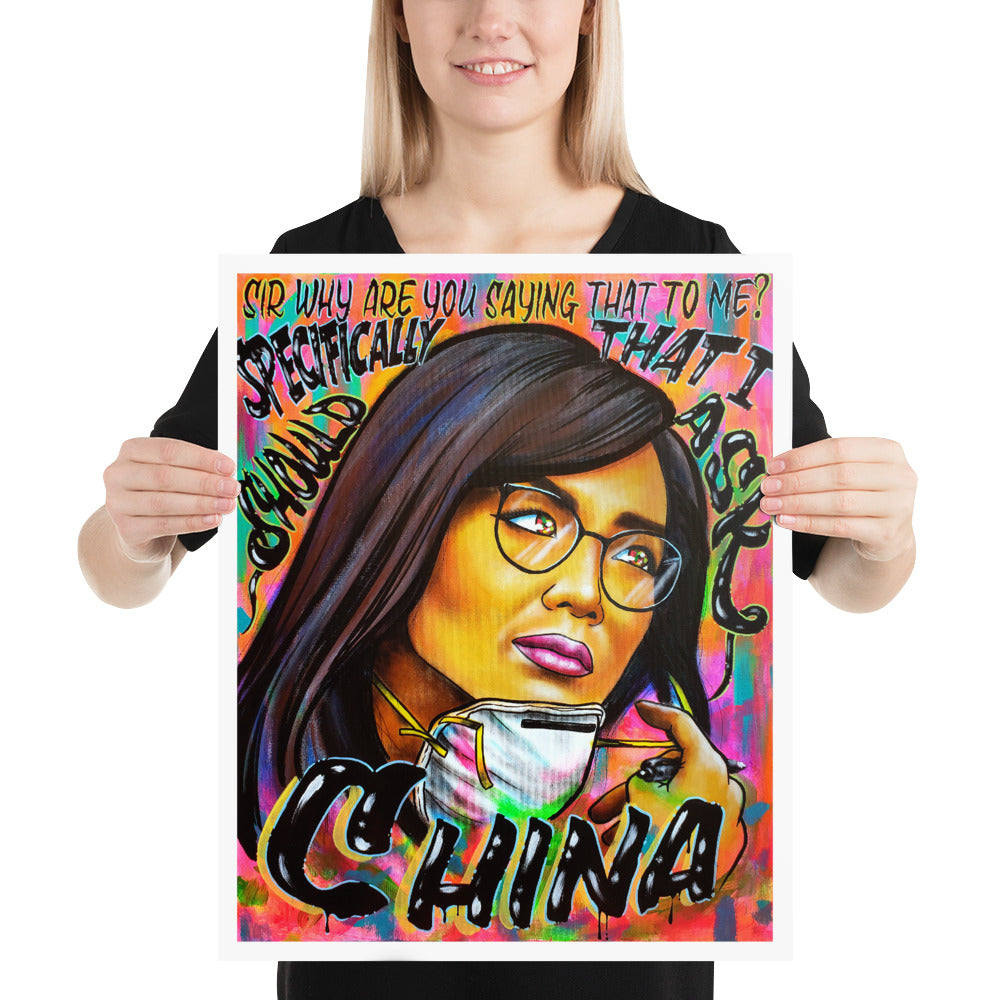 "Why Are You Saying That To Me?" Prints | Painkiller Cam Art