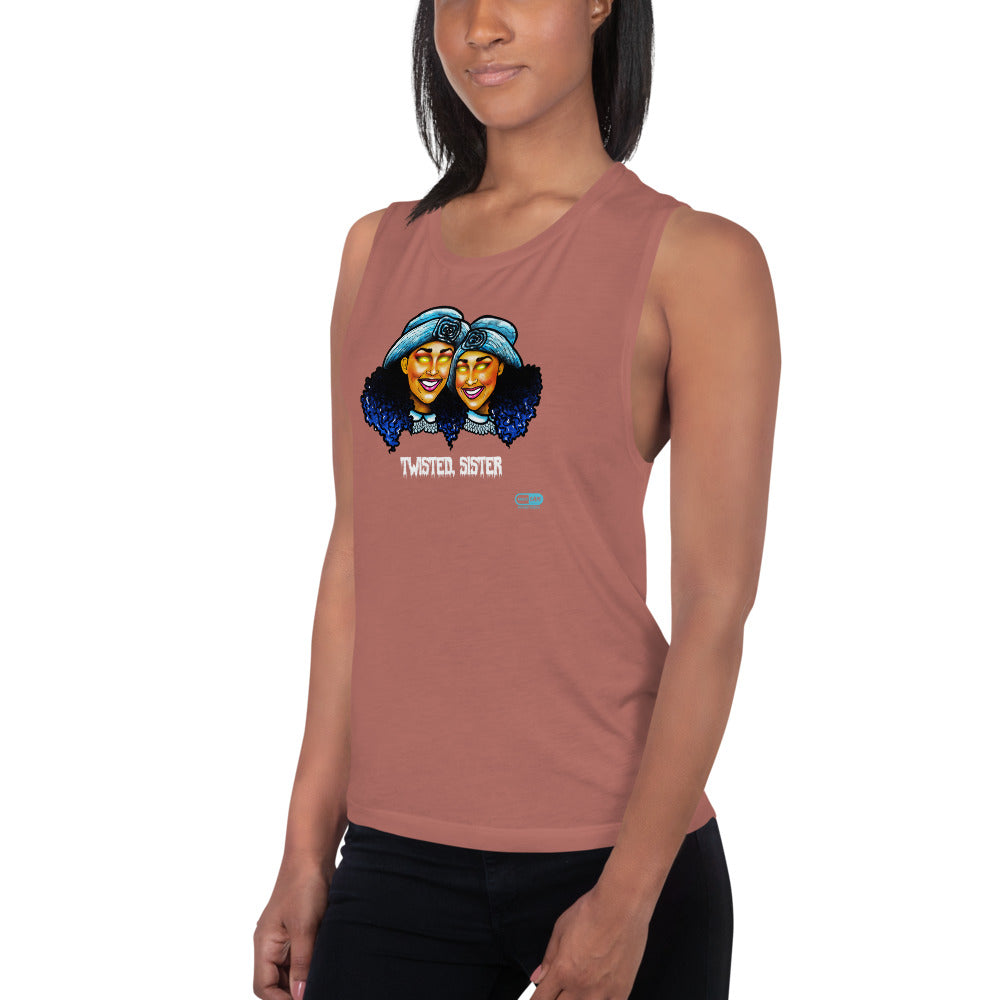 Twisted, Sister Women's Muscle Tee | Cam Creep Kid