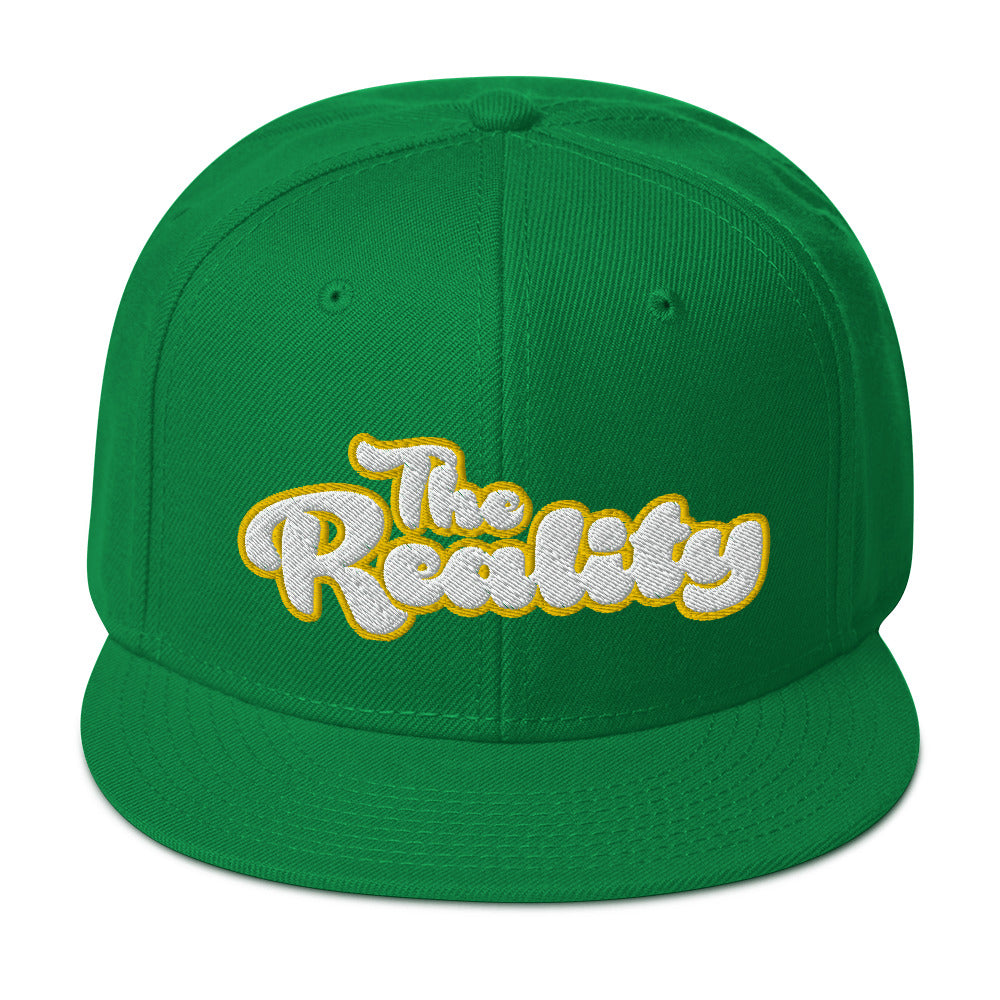 The Reality Script Logo Embroidery Snapback