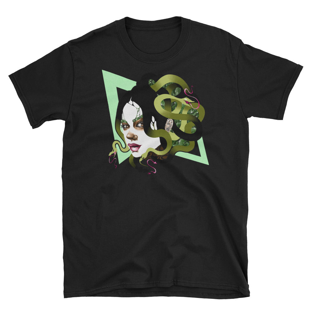 "Medusa" Unisex Cotton T-Shirt | Whitney Holbourn Wearable Art