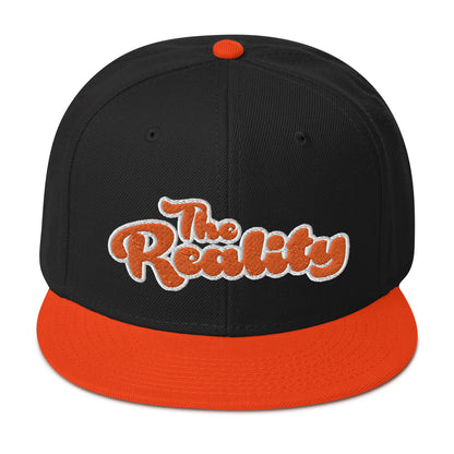 The Reality Script Logo Embroidery Snapback