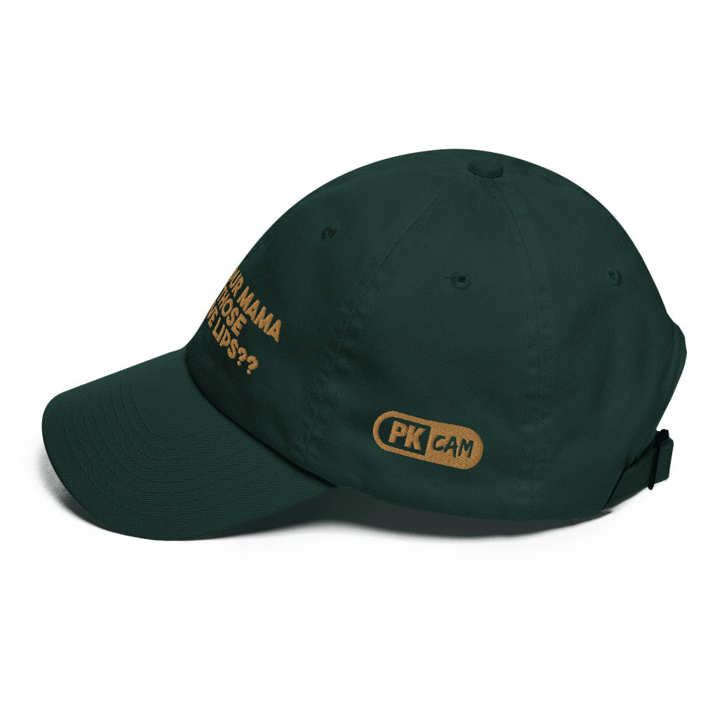 "Expensive Lips" Camisms Dad Hat | Painkiller Cam Art