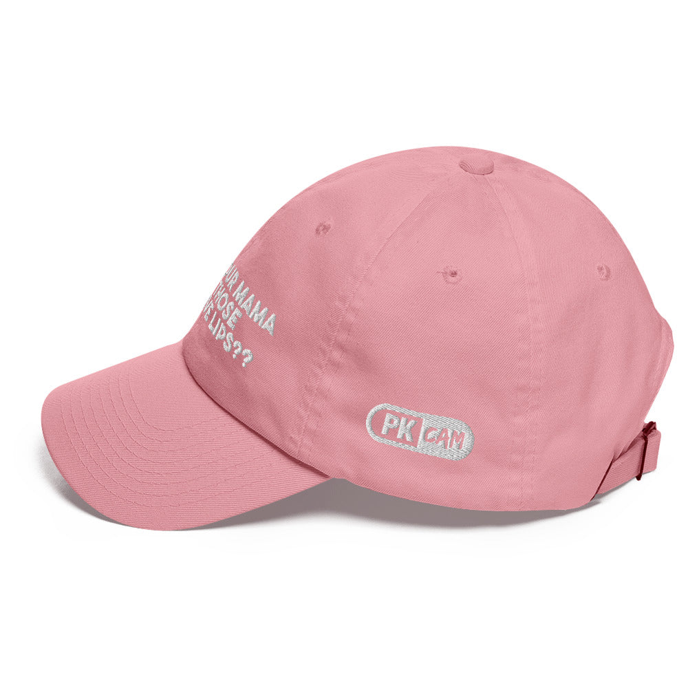 "Expensive Lips" Camisms Dad Hat | Painkiller Cam Art