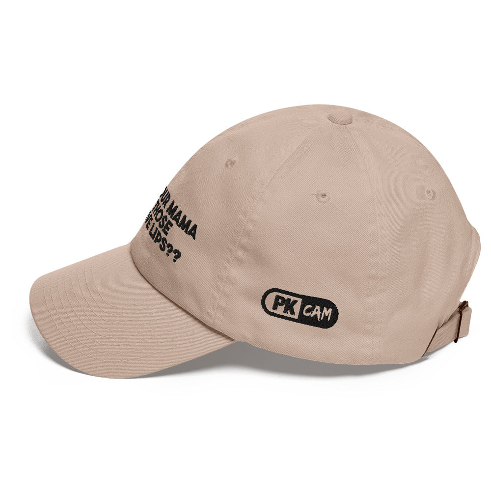 "Expensive Lips" Camisms Dad Hat | Painkiller Cam Art