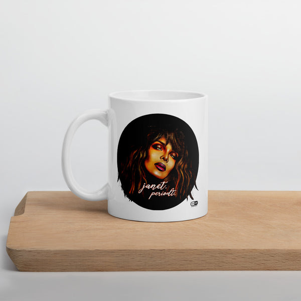 "Janet. Periodt." Mug | Painkiller Cam Art