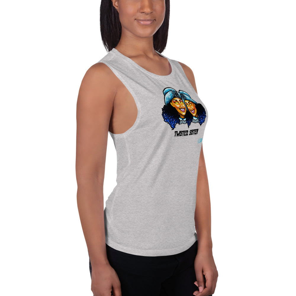 Twisted, Sister Women's Muscle Tee | Cam Creep Kid