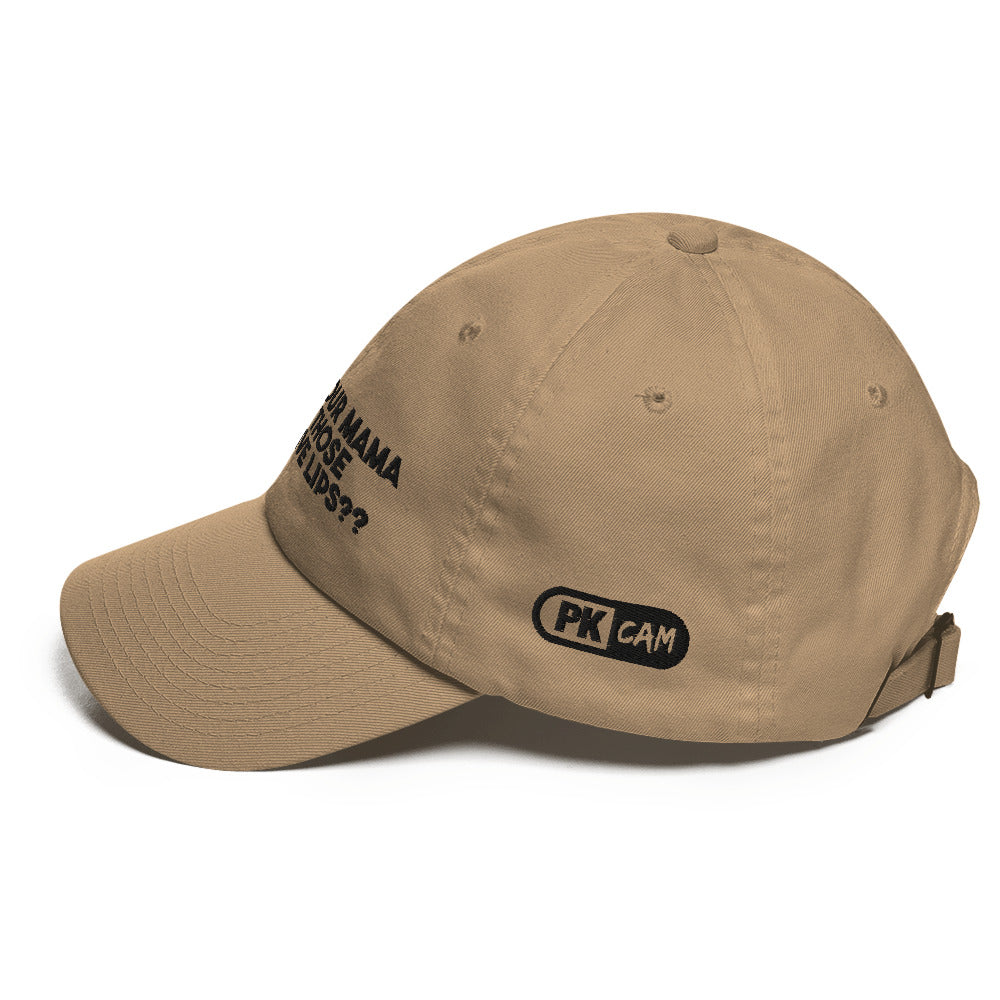 "Expensive Lips" Camisms Dad Hat | Painkiller Cam Art
