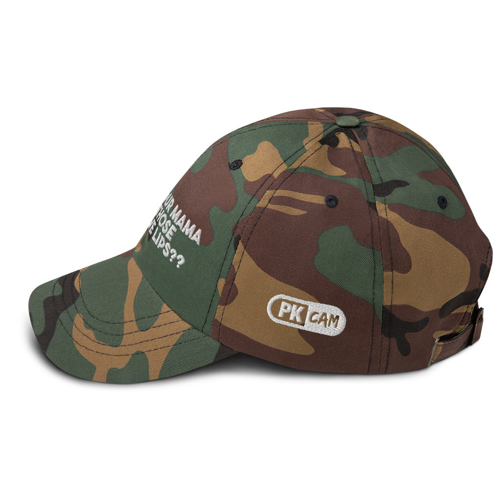 "Expensive Lips" Camisms Dad Hat | Painkiller Cam Art