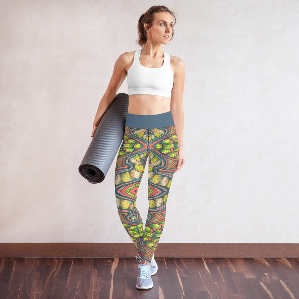 Roller Scoasterosis Yoga Leggings | Tinybrush