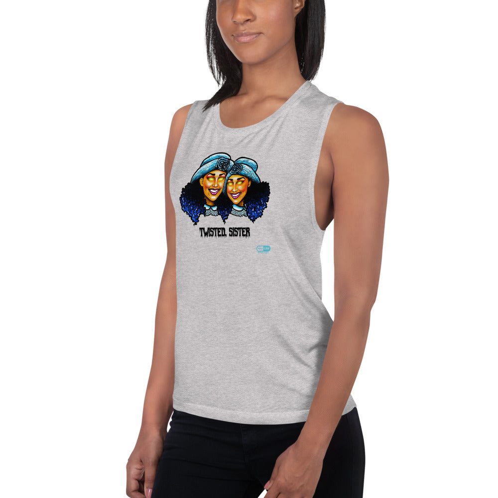 Twisted, Sister Women's Muscle Tee | Cam Creep Kid