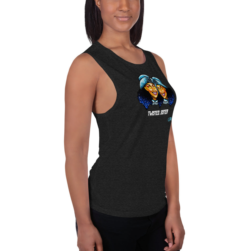 Twisted, Sister Women's Muscle Tee | Cam Creep Kid