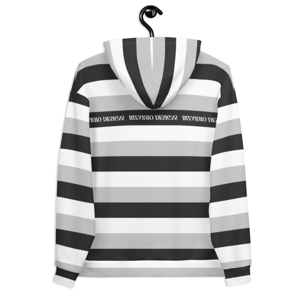 Tri-Stripe Unisex Hoodie - Black/White | Fall/Winter 2020