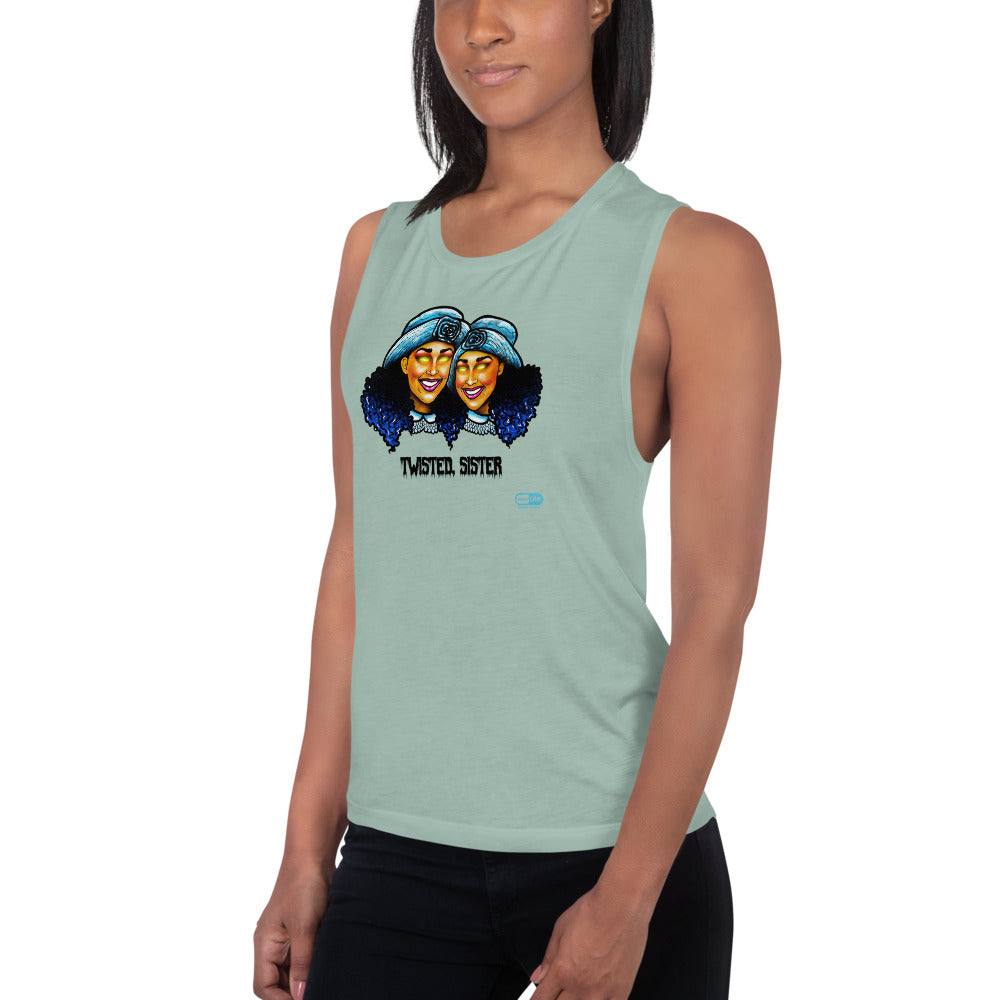 Twisted, Sister Women's Muscle Tee | Cam Creep Kid