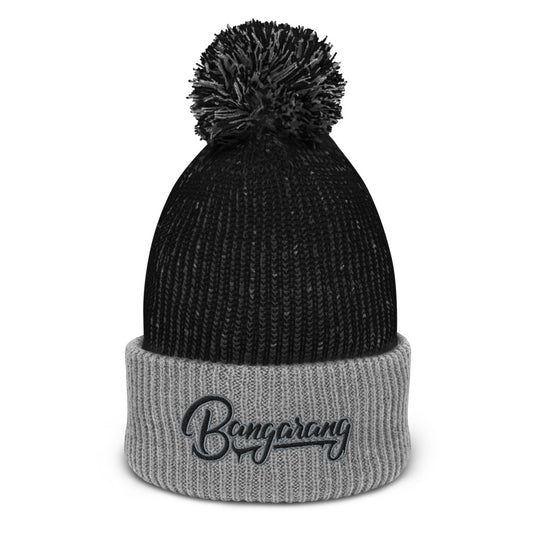 Bangarang Script Logo Pom-Pom Beanie | Bangarang